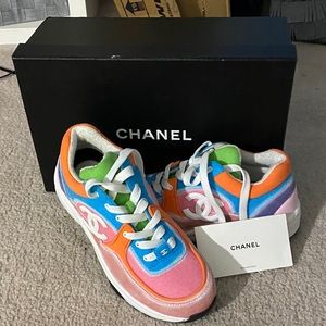 Chanel running shoes -new never worn